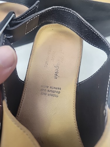 Robert Clergerie Wedges Black And Tan Made In France Size 8.5 - Picture 7 of 24