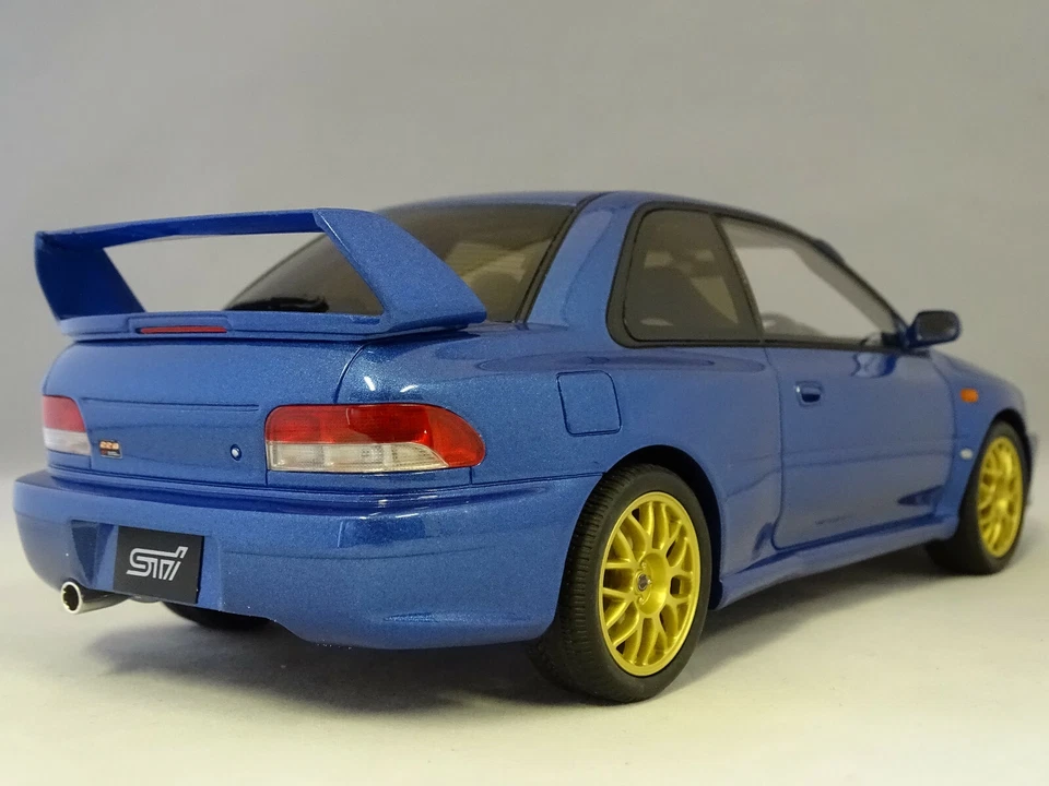 KYOSHO 1/18 SUBARU IMPREZA 22B STi VERSION 1997 BLUE MET KSR18033BL - Image 4 of 4
