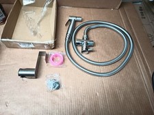 NEW HANDHELD BIDET SPRAYER STAINLESS STEEL TOILET ATTACHEMENT WITH HANG BRACKET
