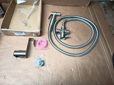 NEW HANDHELD BIDET  SPRAYER STAINLESS STEEL TOILET ATTACHEMENT WITH HANG BRACKET