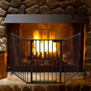 Baby Baby Safety Fence Hearth Gate Bbq Fire Gate Fireplace Metal