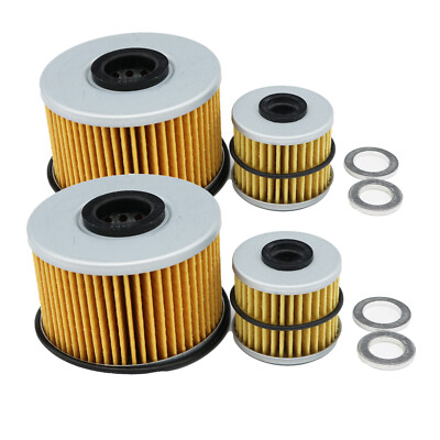 New 2Sets Complete Oil Filter Change w/ Gasket For Honda Pioneer 1000 2016-2020