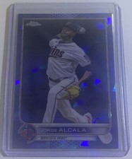 Jorge Alcala 2022 Topps Chrome Update Sapphire #US201 Minnesota Twins