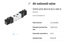Zawór elektromagnetyczny powietrza Festo VUVS-LK25-B52-D-G14-1B2-S | 8043219
