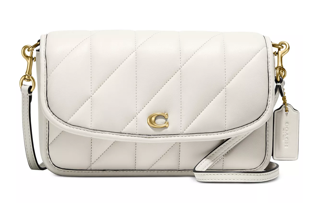 Coach Quilted Pillow Chalk Leather Hayden Crossbody Bag eBay