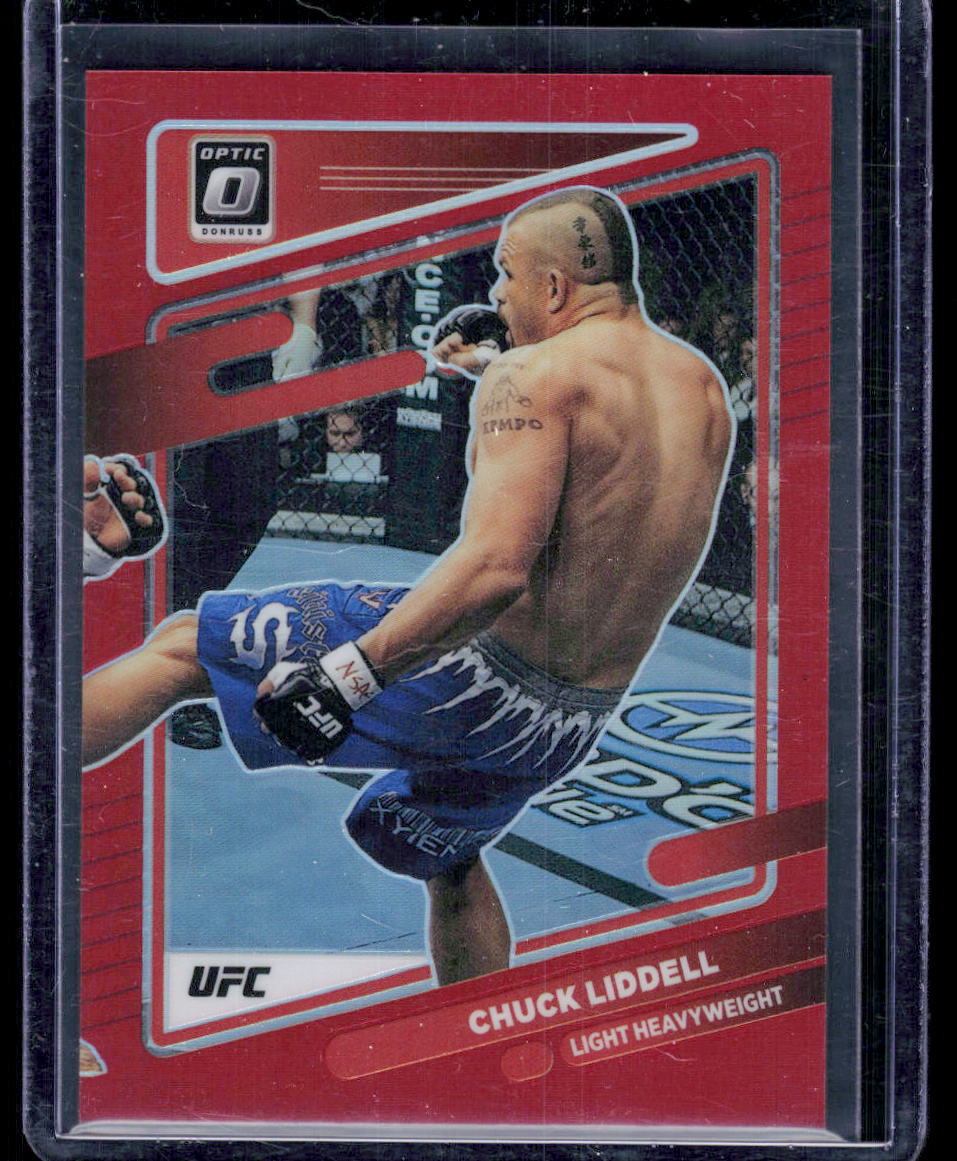 2022 Donruss Optic UFC #17 Chuck Liddell Red #/199