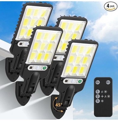 Flumy Outdoor Street Lights Solar Powered - 108 Solar Motion Lights Outdoor