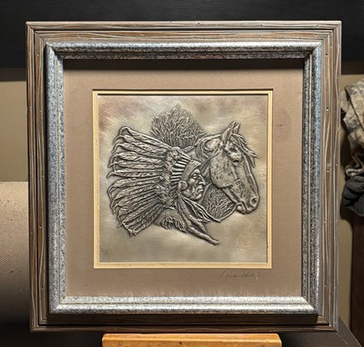 The Franklin Mint: The Westerners “The Chieftain” Silver