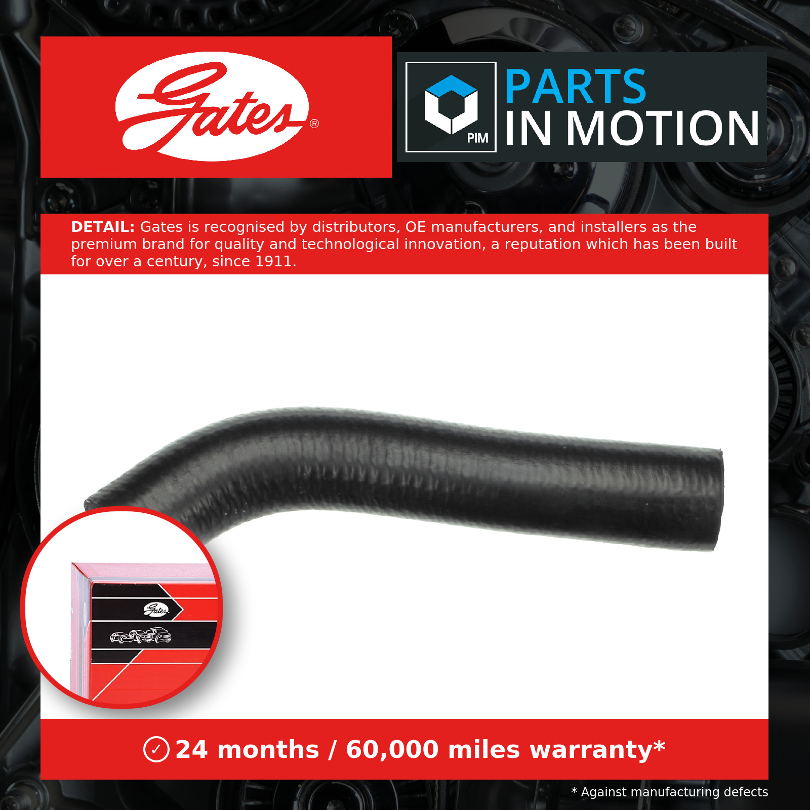 Radiator Hose fits VW SCIROCCO 53B 1.8 Upper 82 to 83 Coolant Gates 171121101AH