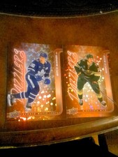 24/25 Upper Deck Inserts Mitch Marner, Marco Rossi Dazzles 2 Card Lot