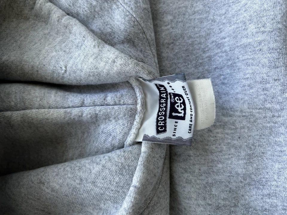 Sudadera con capucha Lee de principios de los 90 tejido inverso con una bonita calidad pesada bien hecha/grande Foto 3 de 4