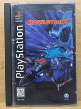 Vintage Psygnosis Novastorm Video Game PS1 CIB Complete Manual Reg Card