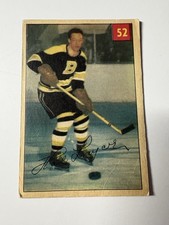 1954-55 Parkhurst #52 Hal Laycoe Boston Bruins Vintage Hockey Card – Poor