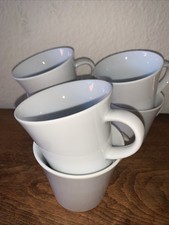 Kahla , Obertasse , Cappuccino Tasse , Weiss , 0,22 L , Porzellan , NP 12.00 €