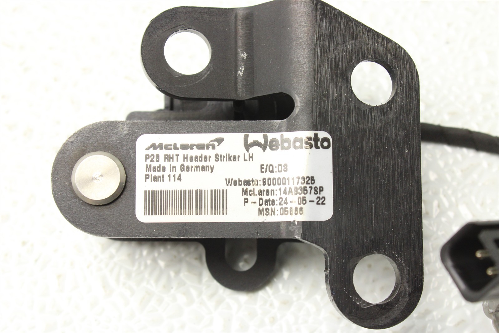 McLaren Artura 2025 Left Exhaust manifold P/N 14AB357SP