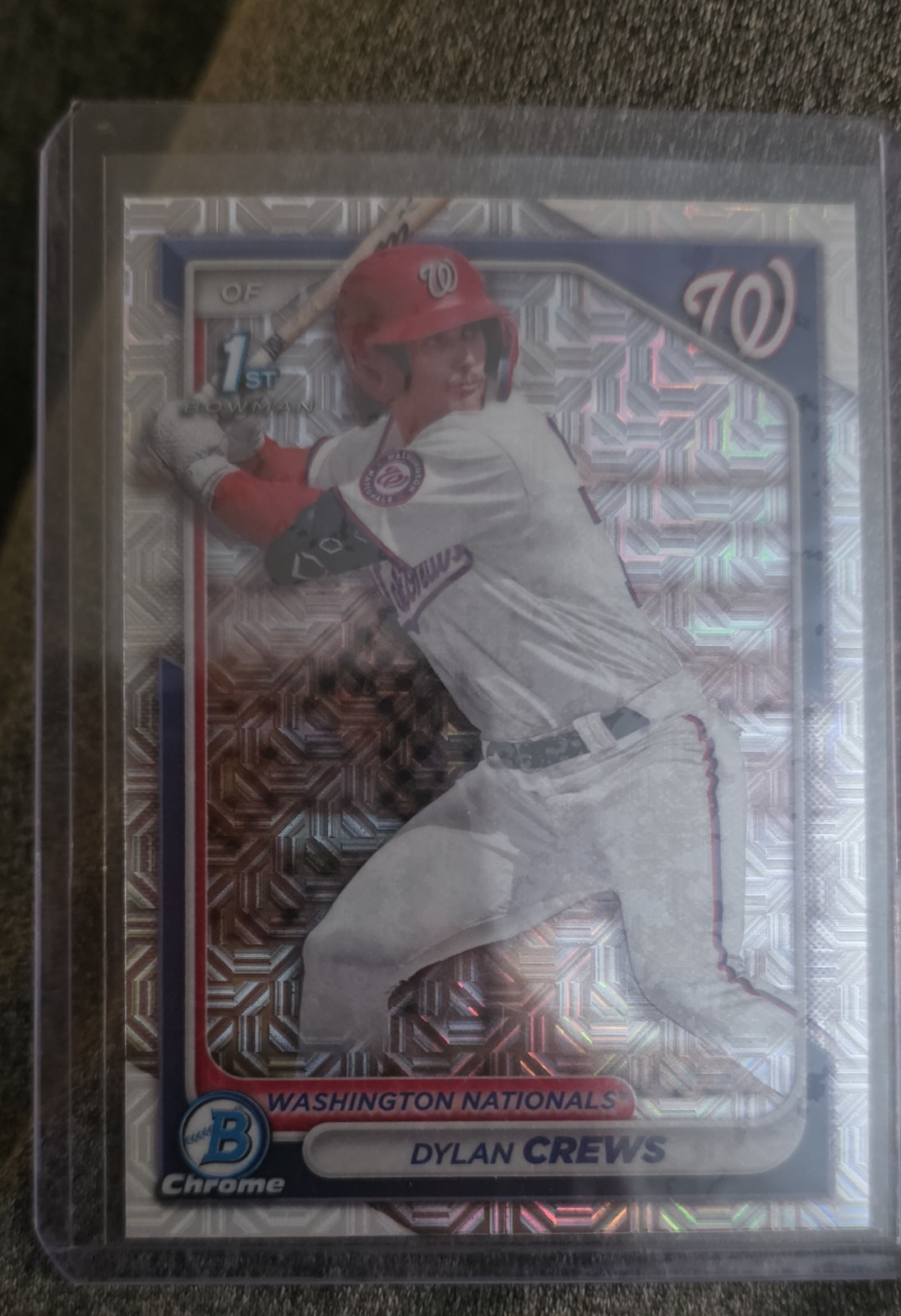 2024 Bowman - Chrome Prospects Dylan Crews #BCP-23 Mojo Refractor (RC)