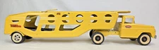 1960's #040 Tonka Car Carrier Tractor Trailer Truck 28 1/2" Long Very Good Cond