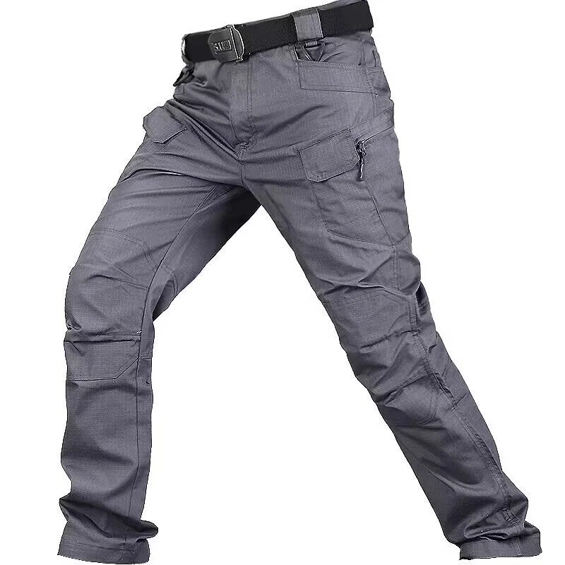 Pantalones de Carga Tácticos Militares para Hombres Senderismo Aire Libre Pantalones de Trabajo Impermeables EE. UU. Foto 4 de 4