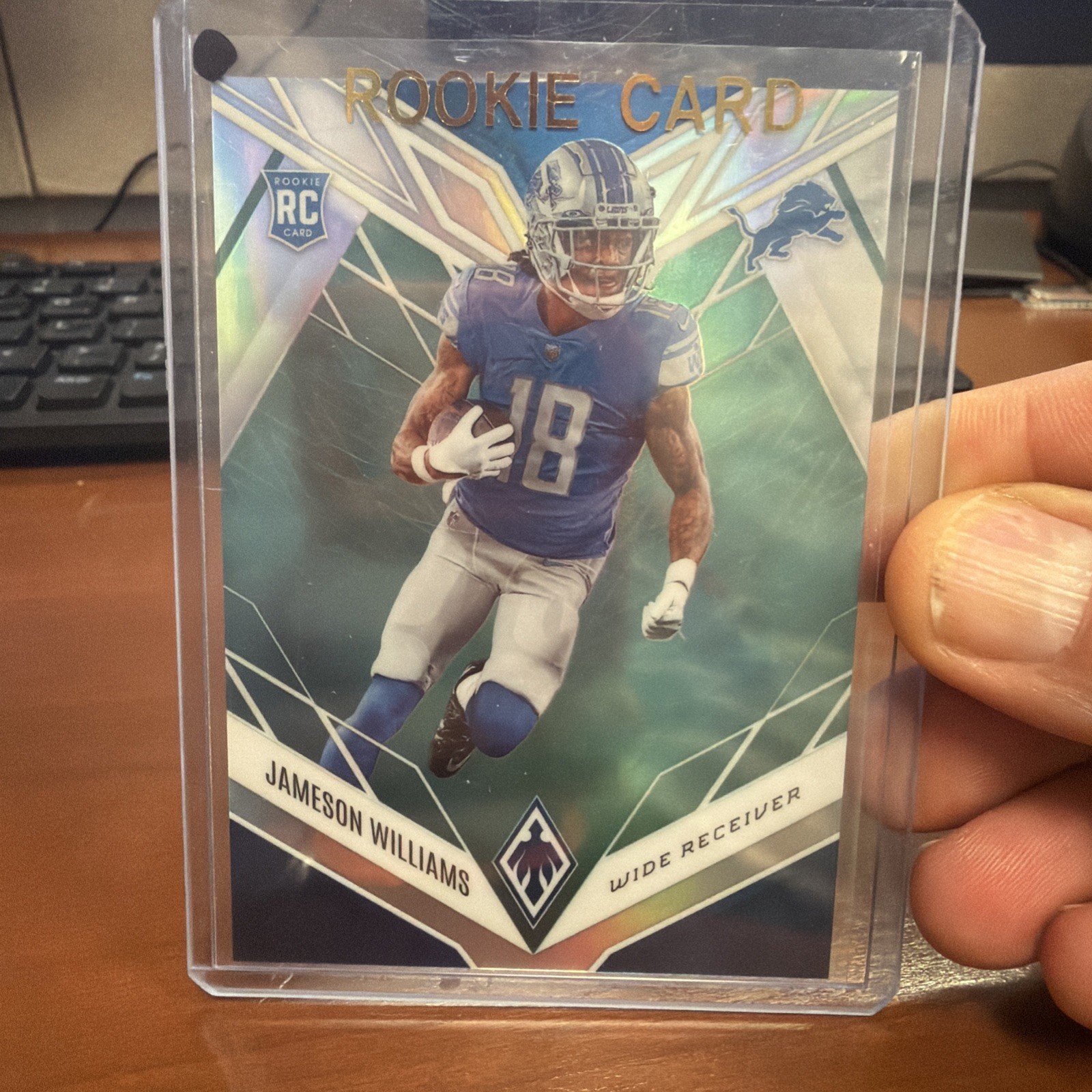 2022 Panini Phoenix Rookies Teal /150 Jameson Williams #108 Rookie RC🔥📈Lions