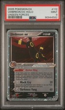 Pokemon Umbreon ex Holo EX Unseen Forces 112/115 PSA 9 Mint Graded on eBay