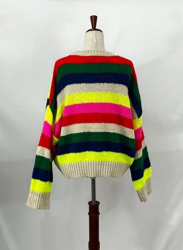 ESSENTIEL ANTWERP Sz M Medium Gradation Jacquard Knit Pullover Sweater NWT image 5