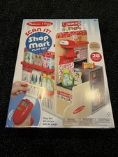 Melissa  Doug Wooden Scan It Shop Mart Set Electronic Scanner What's in Store