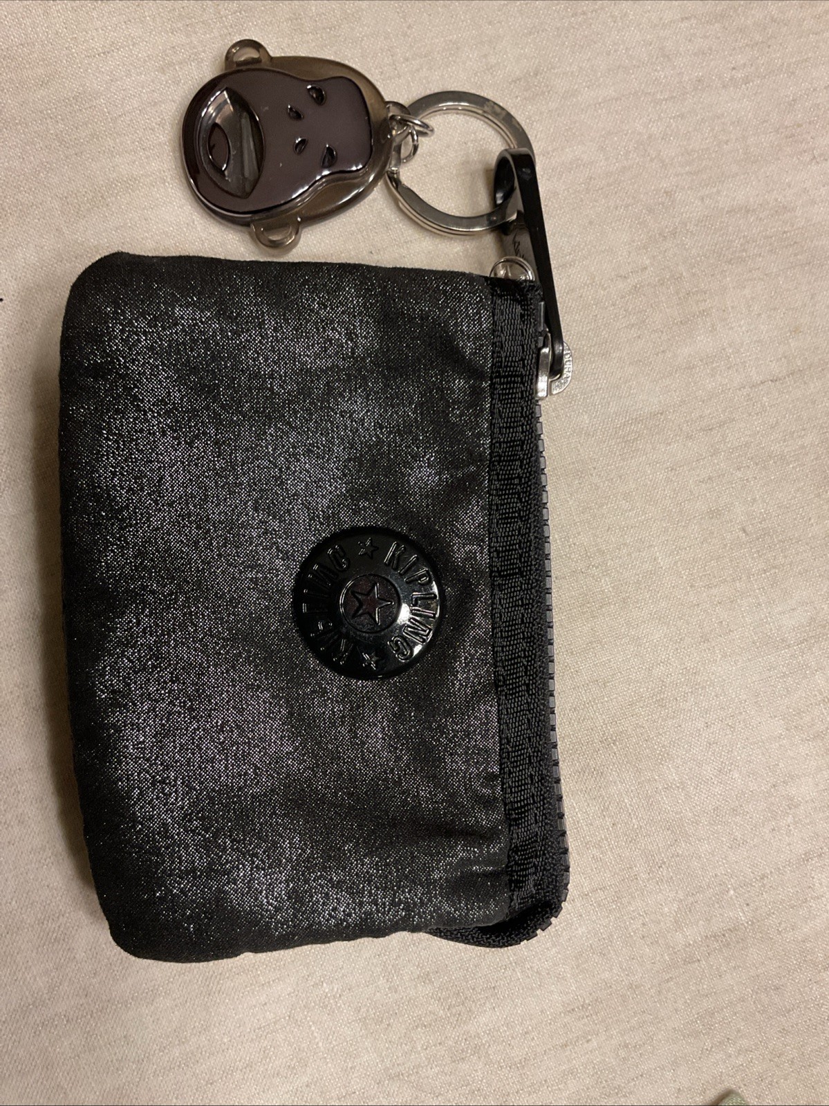 Kipling Creativity  Pouch Wallet Black Shimmer 3.… - image 1