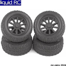 Associated 21426 Sc28 Front And Rear Wheels And Tires Mounted Associated 21426 Sc28 Front And Rear Wheels And Tires Mounted