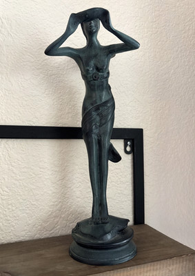 David Kay Bronze Statue Fairy Fantasy Figurine Art Deco Nymph mythical creature