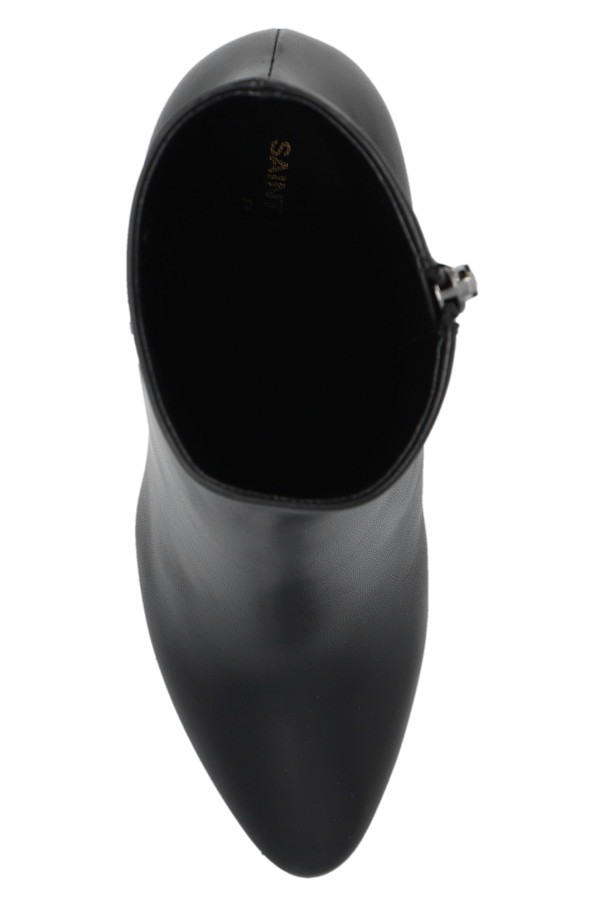 Saint Laurent - Women - ‘Lou’ heeled ankle boots - Black thumbnail 6