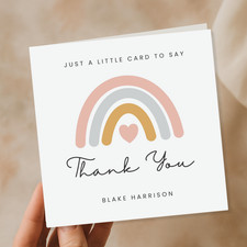 Personalised Thank You Card For Teacher - Teacher Appreciation Card - Thanks