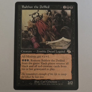 Balthor the Defiled Mtg | eBay
