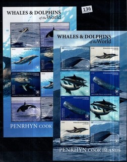 SG PENRHYN 2020 MNH DOLPHINS WHALES