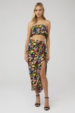 NWT Show me your mumu wrap me up skirt and teeny tube top set