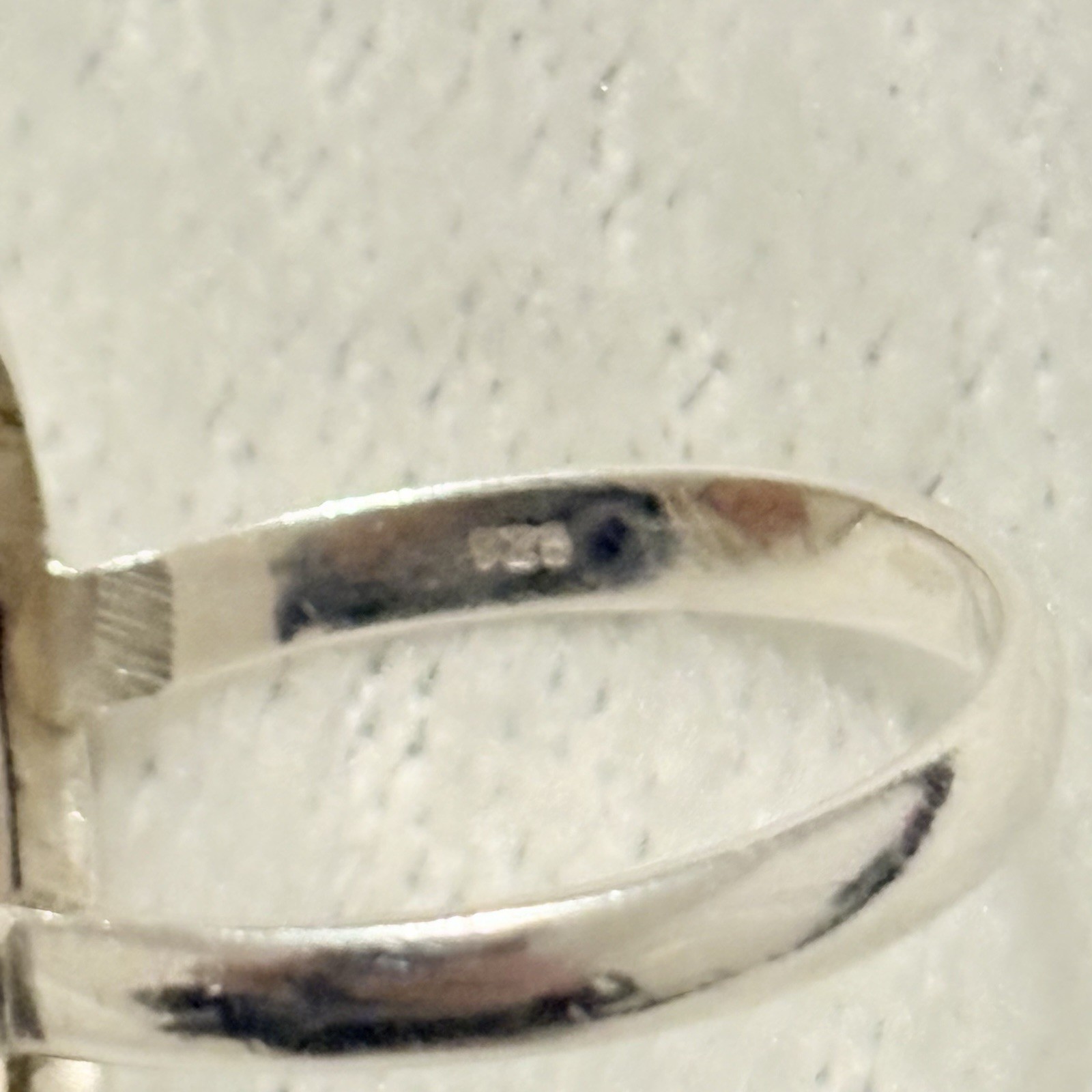 Sterling Silver Solid 925 Genuine Copper Agate Ri… - image 3