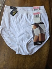 Bali Light Control Panties Style 8969 Tummy Flattening White Size L NWT 2 pack