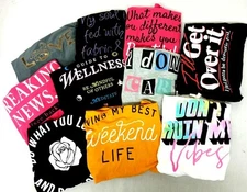 XXXL breaking news floral vibes do what you love graphic t shirts 10 Lot