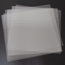 NEGLEX 7.5Mil Blank Mylar Sheet 10 Pack , 12 X 12 Clear Plastic Sheet, Cle...