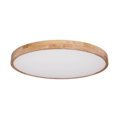 Globo Deckenlampe Lampe LED Rainer Holzoptik Metall Fernbedienung 80cm CCT Li549