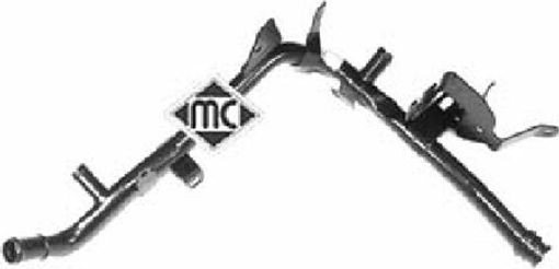 Fits METALCAUCHO 03186 COOLANT TUBE IBIZA 99 1.9TDI