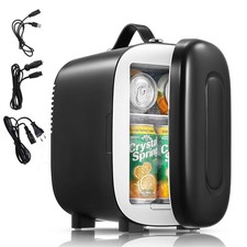 FOHERE Mini Frigo 2 in 1 Frigorifero Portatile da 5 Litri