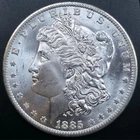 1885-O Morgan Silver Dollar *Superb White, Lustrous GEM*