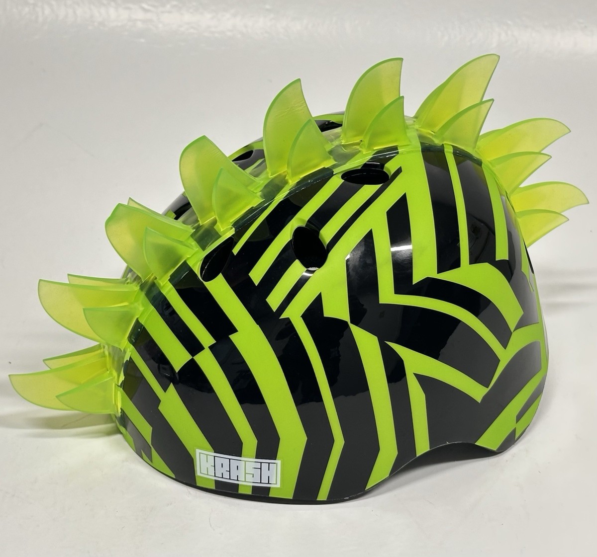 Krash Kids LED Bike Helmet Mohawk Green Dazzle 54-58cm Ages 8-14 | eBay Krash Kids LED Bike Helmet Mohawk Green Dazzle 54-58cm Ages 8-14 | eBay