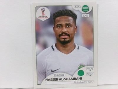 2018 Panini Fifa World Cup Russia Album Sticker Made Italy NASSER AL-SHAMRANI