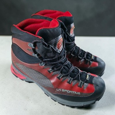 La Sportiva Trango TRK GTX Hiking Boots Mens 12 Red Black Gore-Tex Waterproof