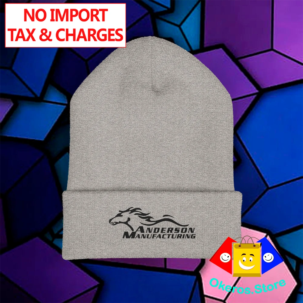 Anderson Manufacturing Guns Firearms Adult Winter Grey Classic Beanie Hat