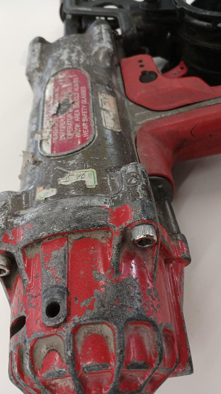 Max HN-120 High Pressure Concrete Pin Nailer SuperNailer Used w/ Box Tested