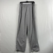 Uncommon Threads Work Pants Size Large Black WHite Houndstooth Pull On Unisex