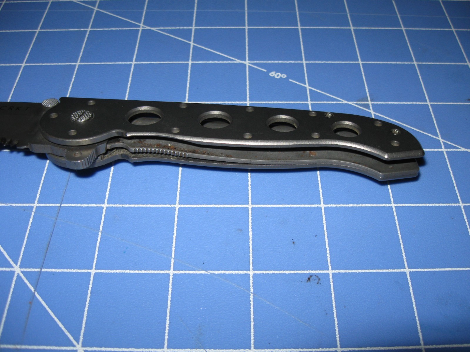 CRKT M16-14T Titanium Handle Tanto Folding Knife Part Serrated Carson Design