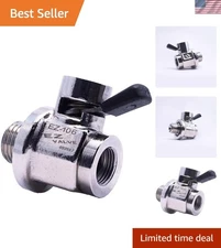 Revolutionize Oil Changes with EZ-106 Nickel Brass Drain Valve - 3/8" Outlet